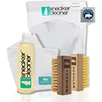 Los mejores  - Sneaker Cleaner - kit de limpieza- 250ml de producto de limpieza with 2 cepillos para materiales sensibles e insensibles…
